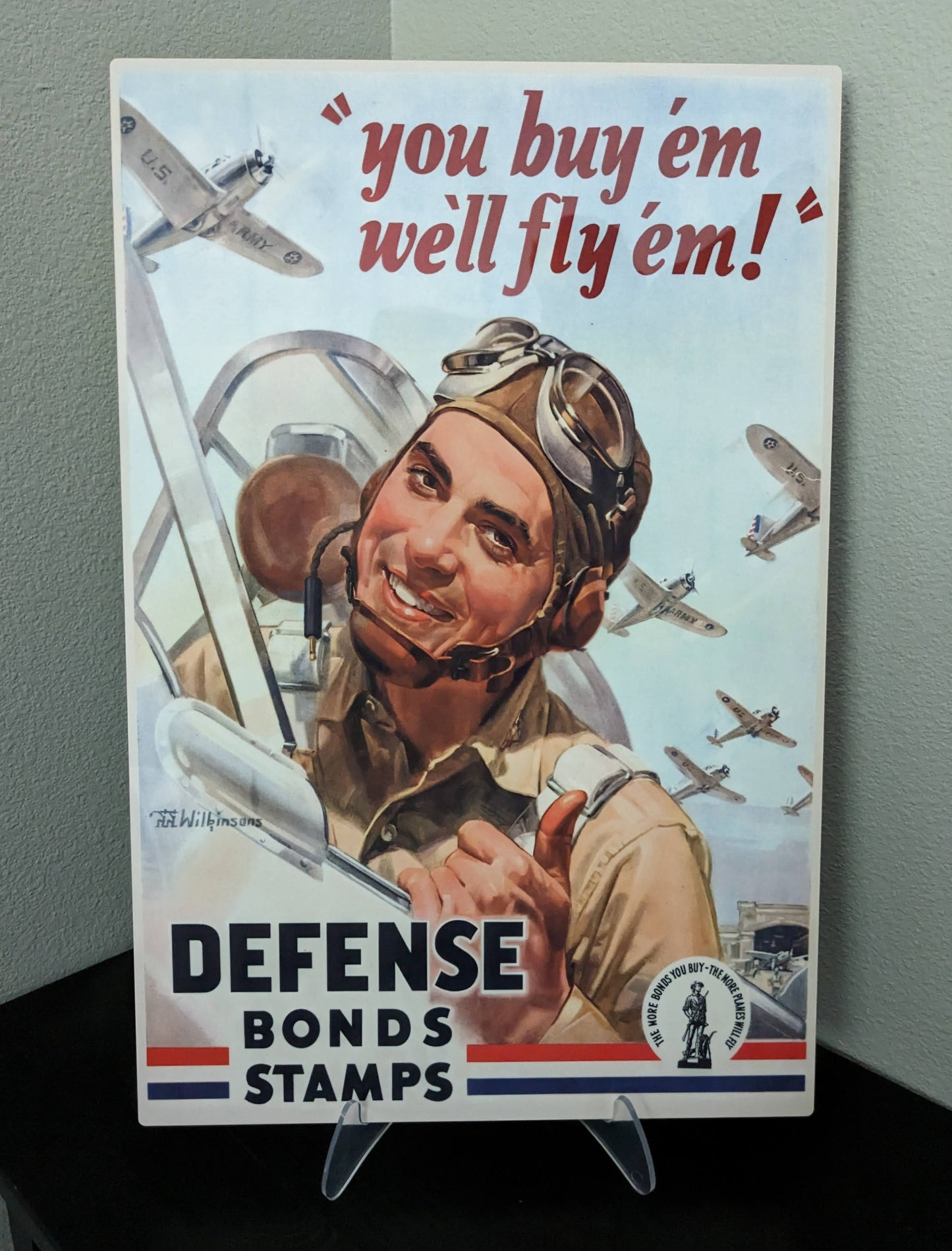 You Buy 'Em We'll Fly 'Em - Metal Print