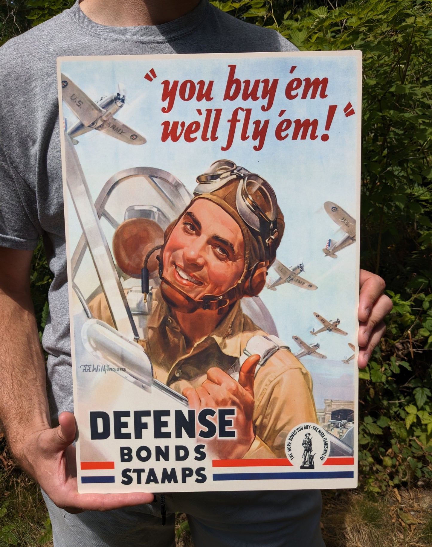 You Buy 'Em We'll Fly 'Em - Metal Print