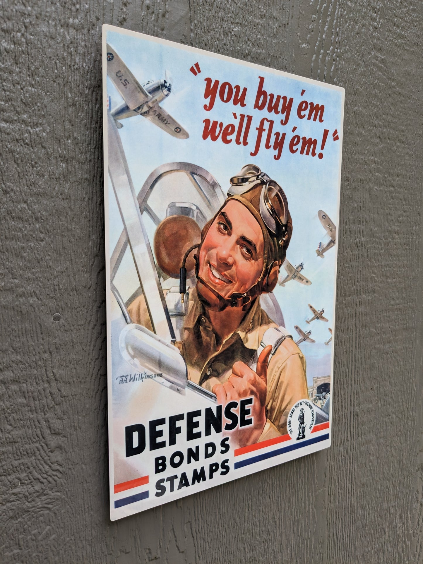 You Buy 'Em We'll Fly 'Em - Metal Print