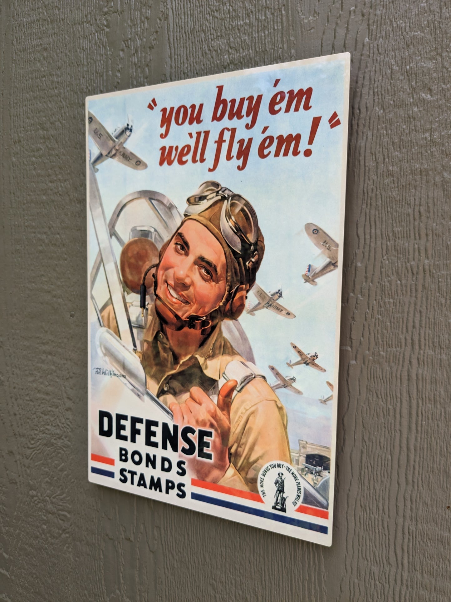 You Buy 'Em We'll Fly 'Em - Metal Print