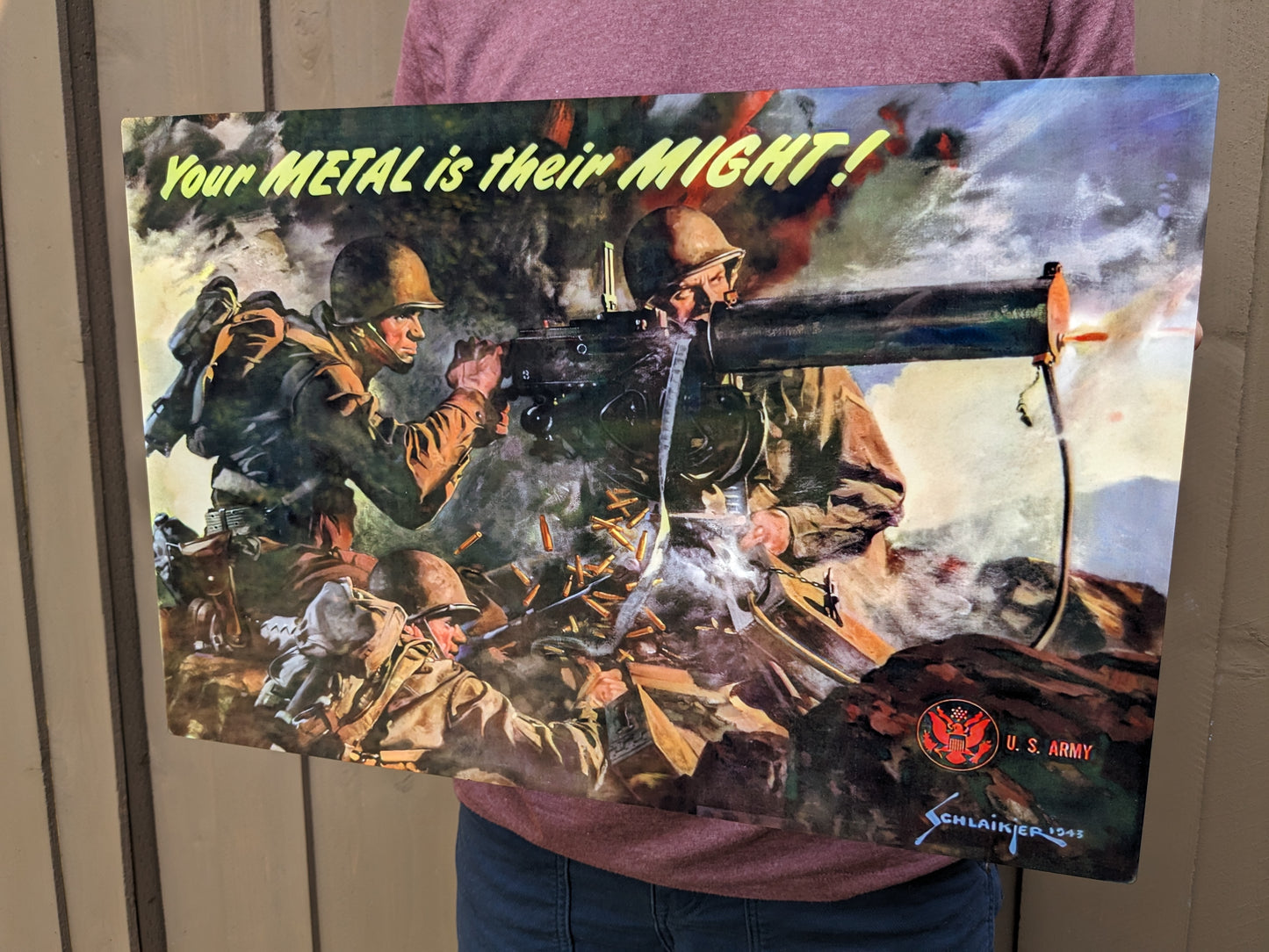 Your Metal Is Their Might - Metal Print