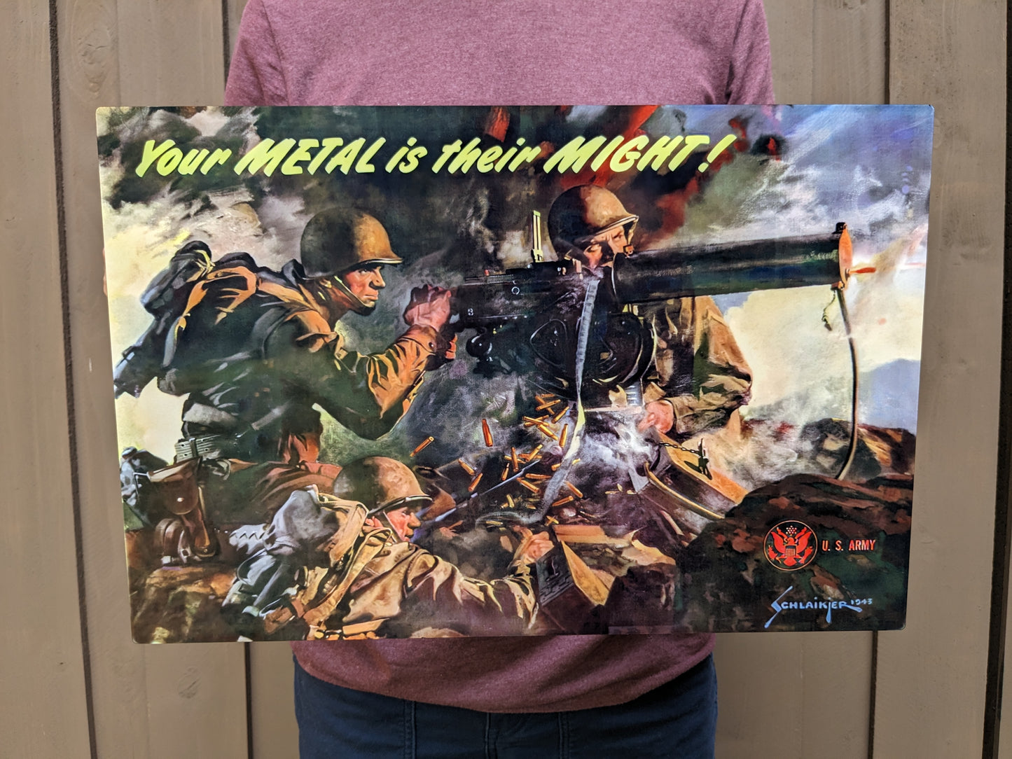 Your Metal Is Their Might - Metal Print