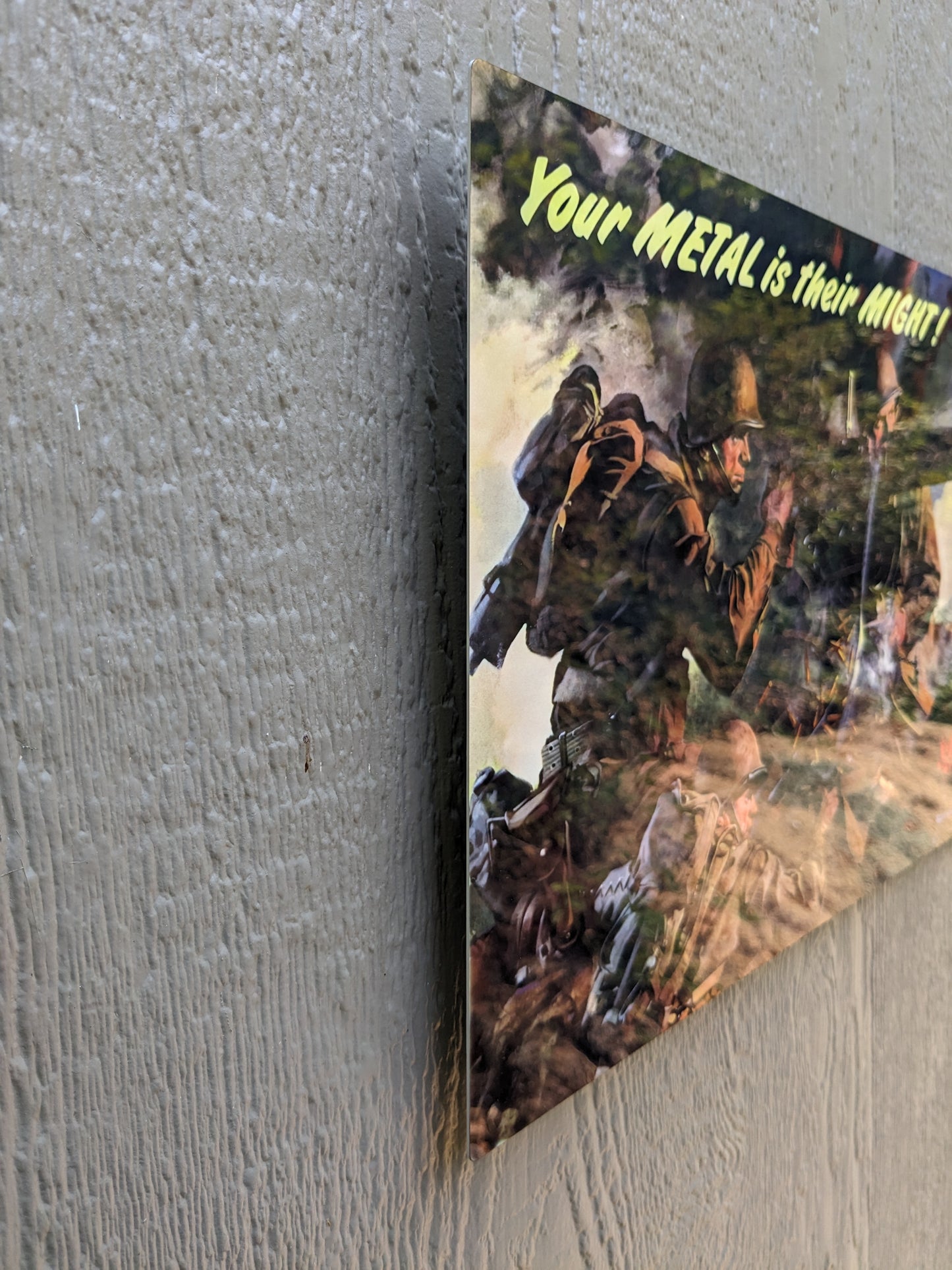 Your Metal Is Their Might - Metal Print