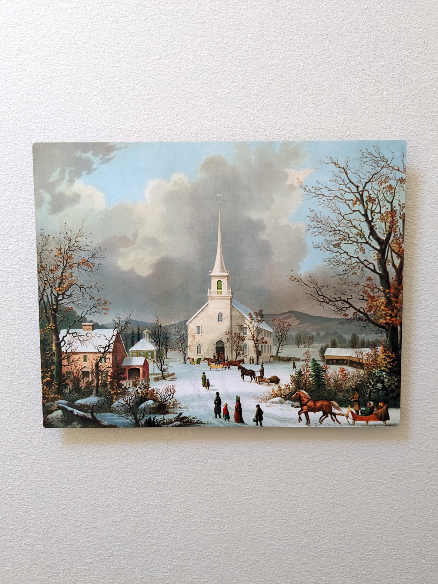 Winter Sunday - Metal Print