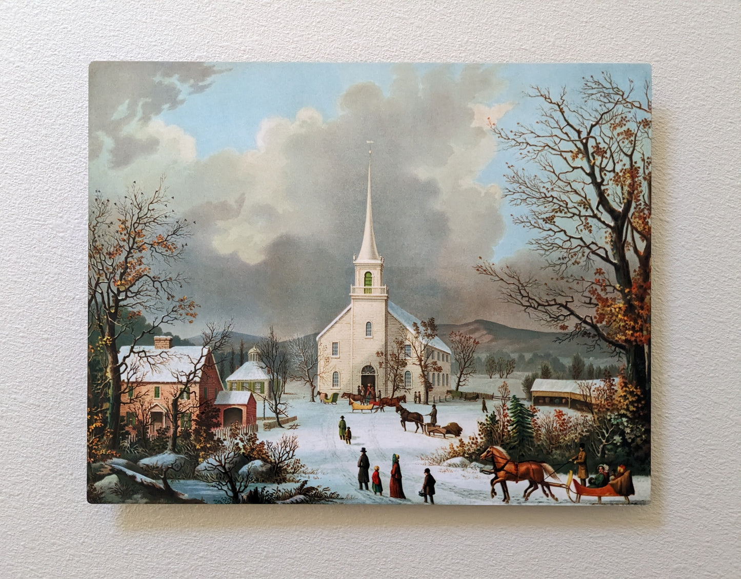 Winter Sunday - Metal Print