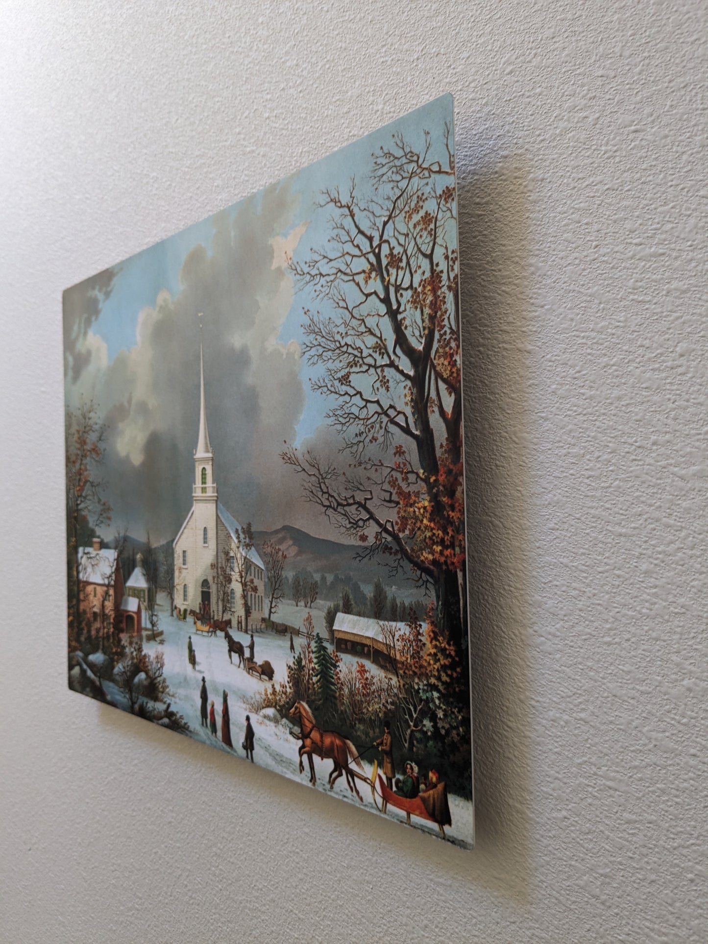 Winter Sunday - Metal Print