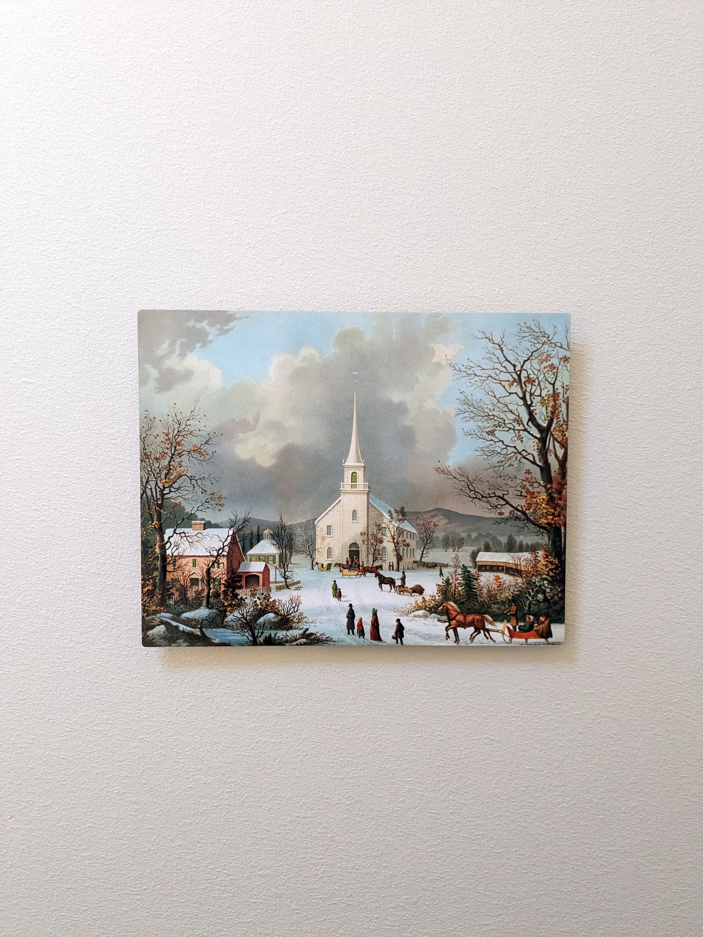 Winter Sunday - Metal Print
