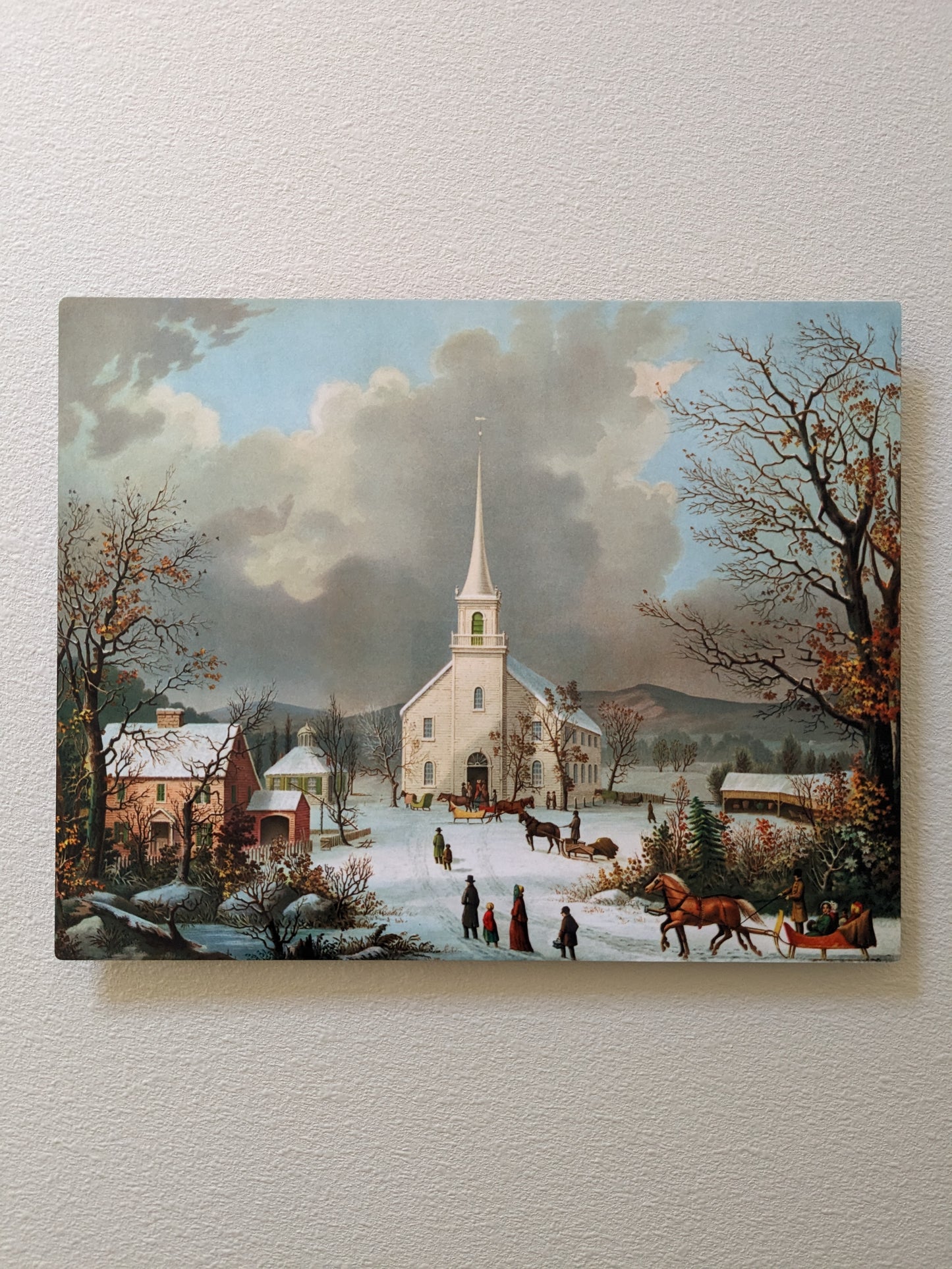 Winter Sunday - Metal Print