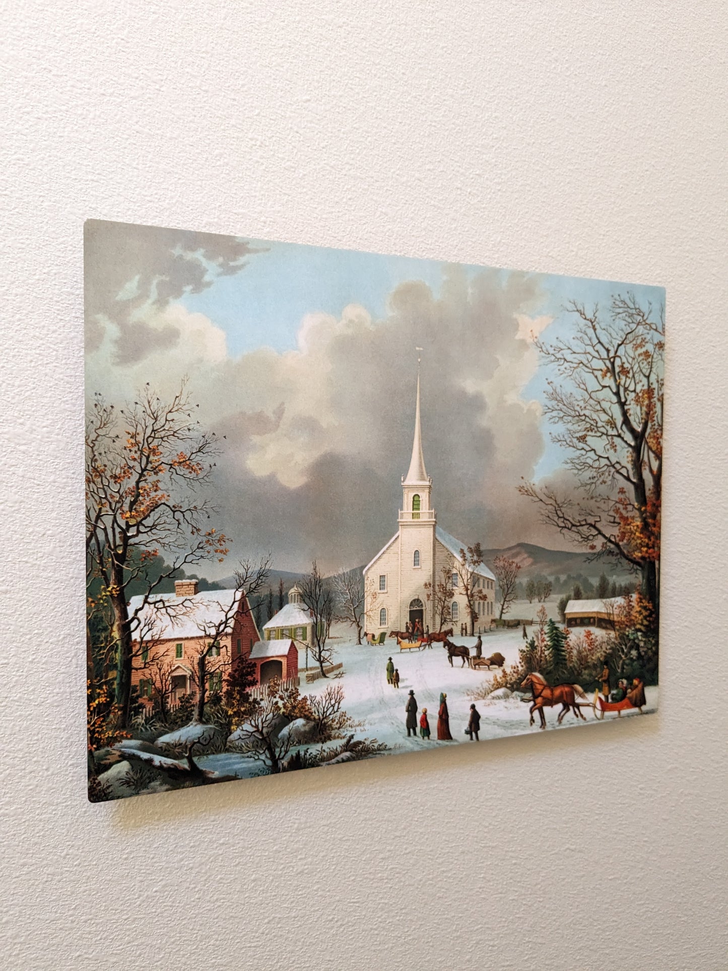 Winter Sunday - Metal Print