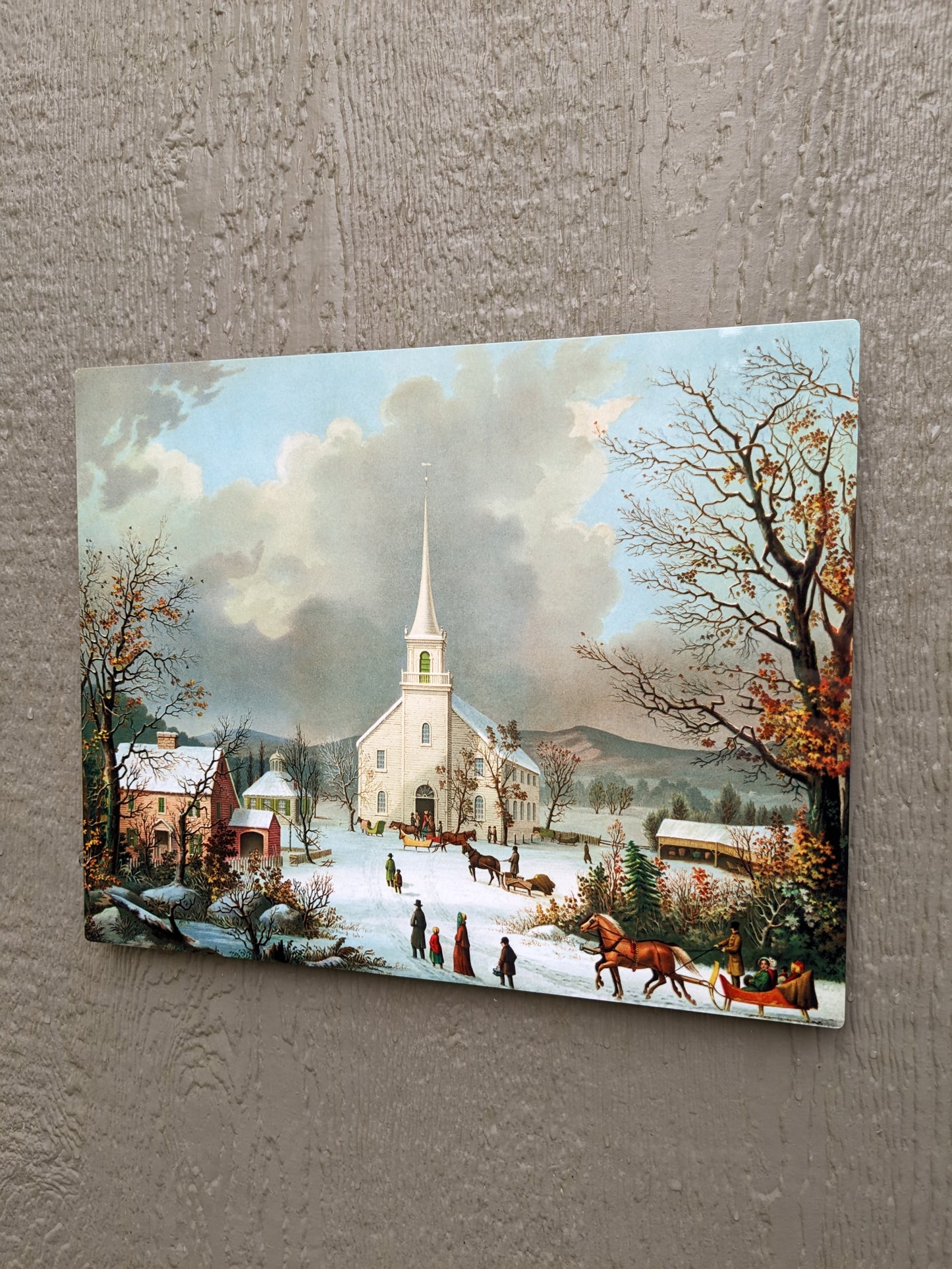 Winter Sunday - Metal Print