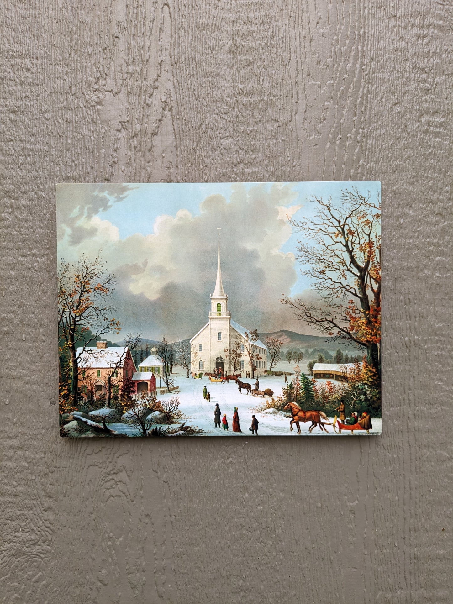 Winter Sunday - Metal Print