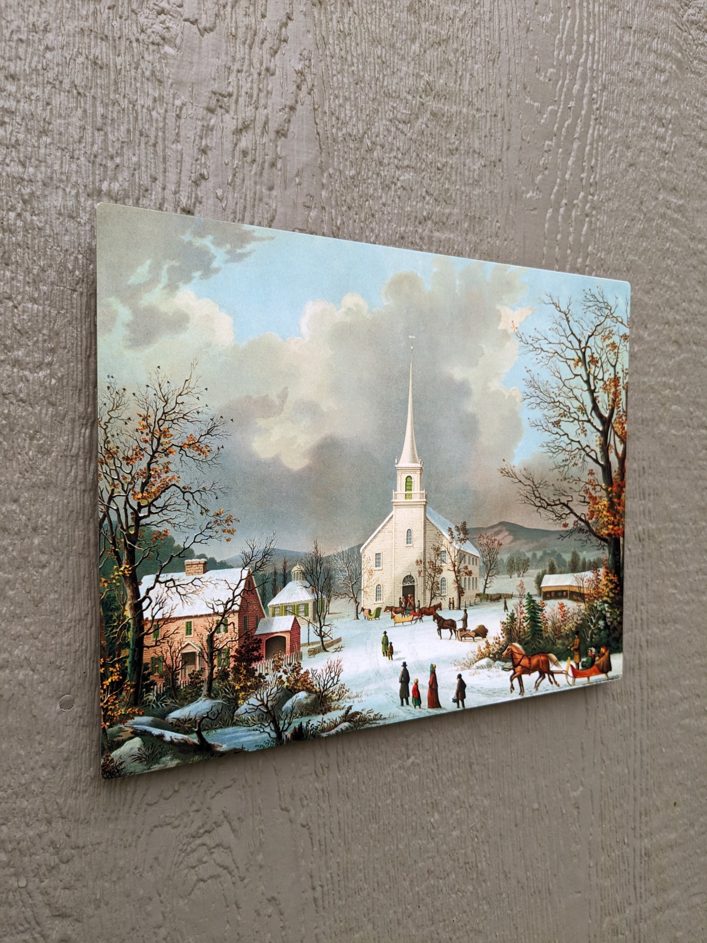 Winter Sunday - Metal Print