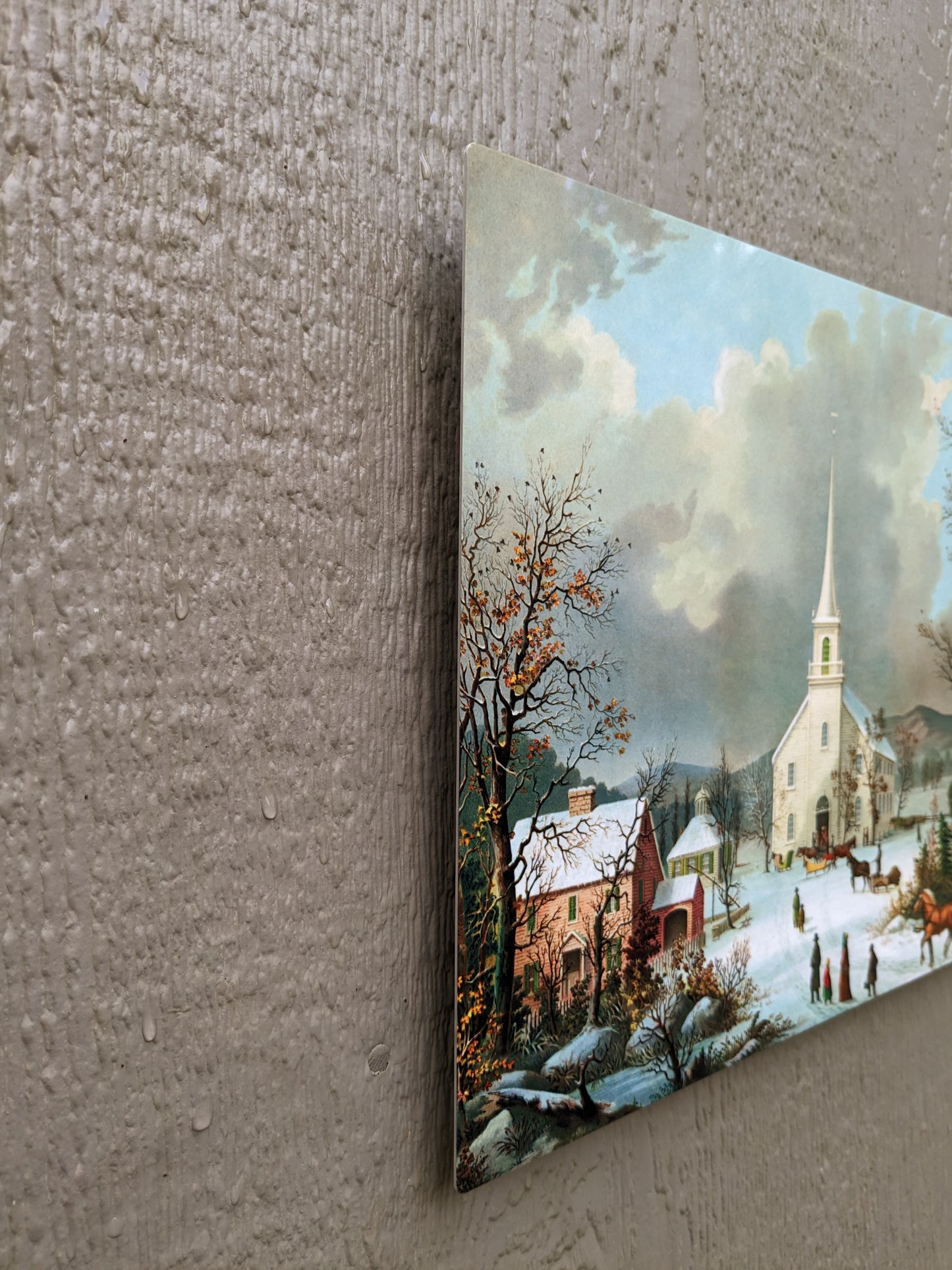 Winter Sunday - Metal Print