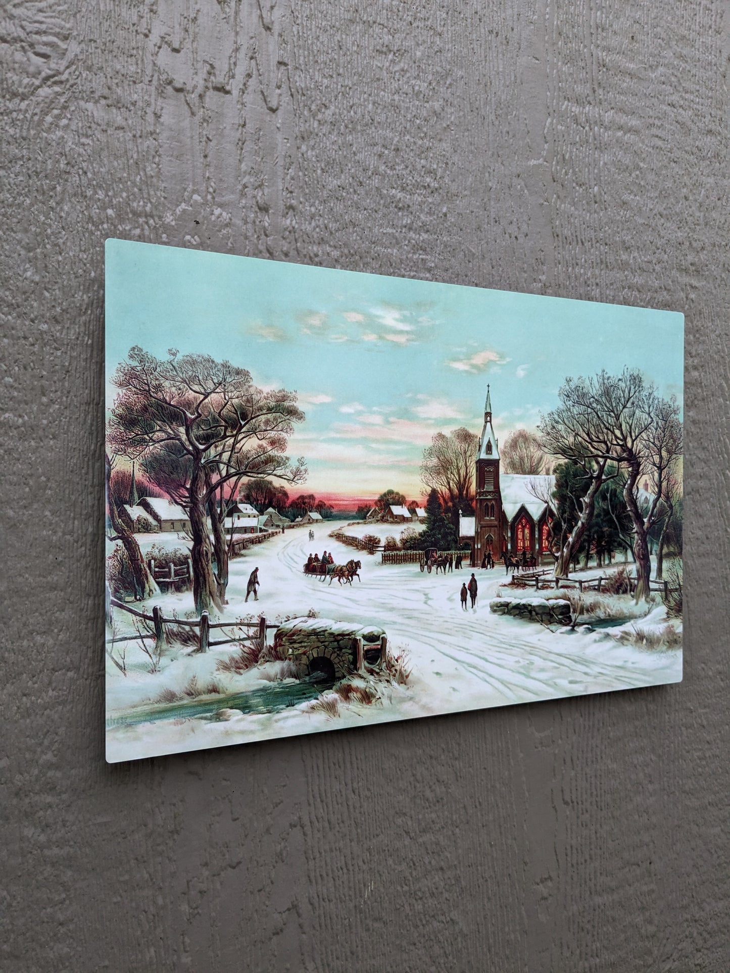 Sunday Morning Christmas - Metal Print