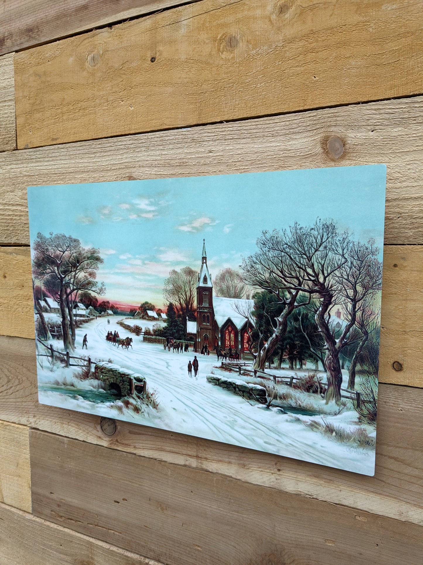 Sunday Morning Christmas - Metal Print