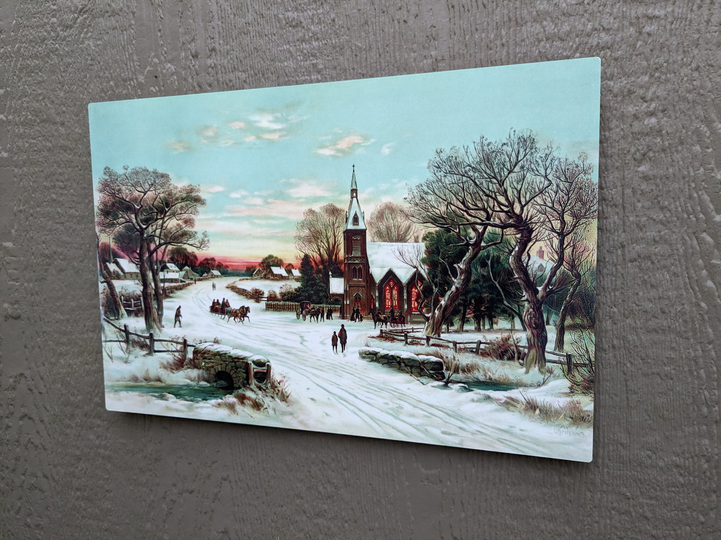 Sunday Morning Christmas - Metal Print