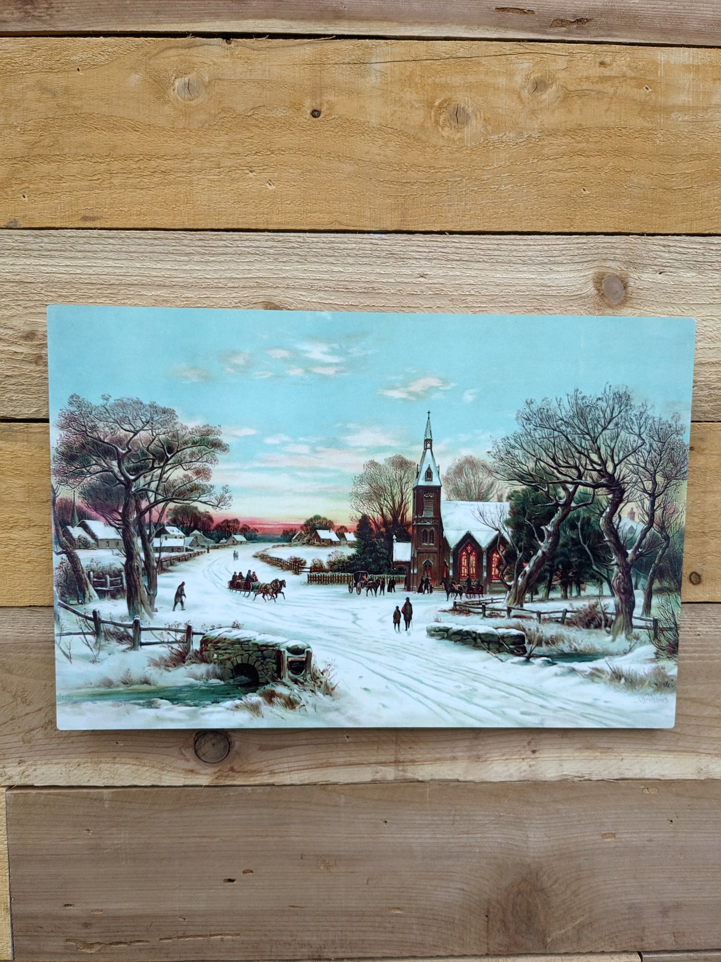 Sunday Morning Christmas - Metal Print