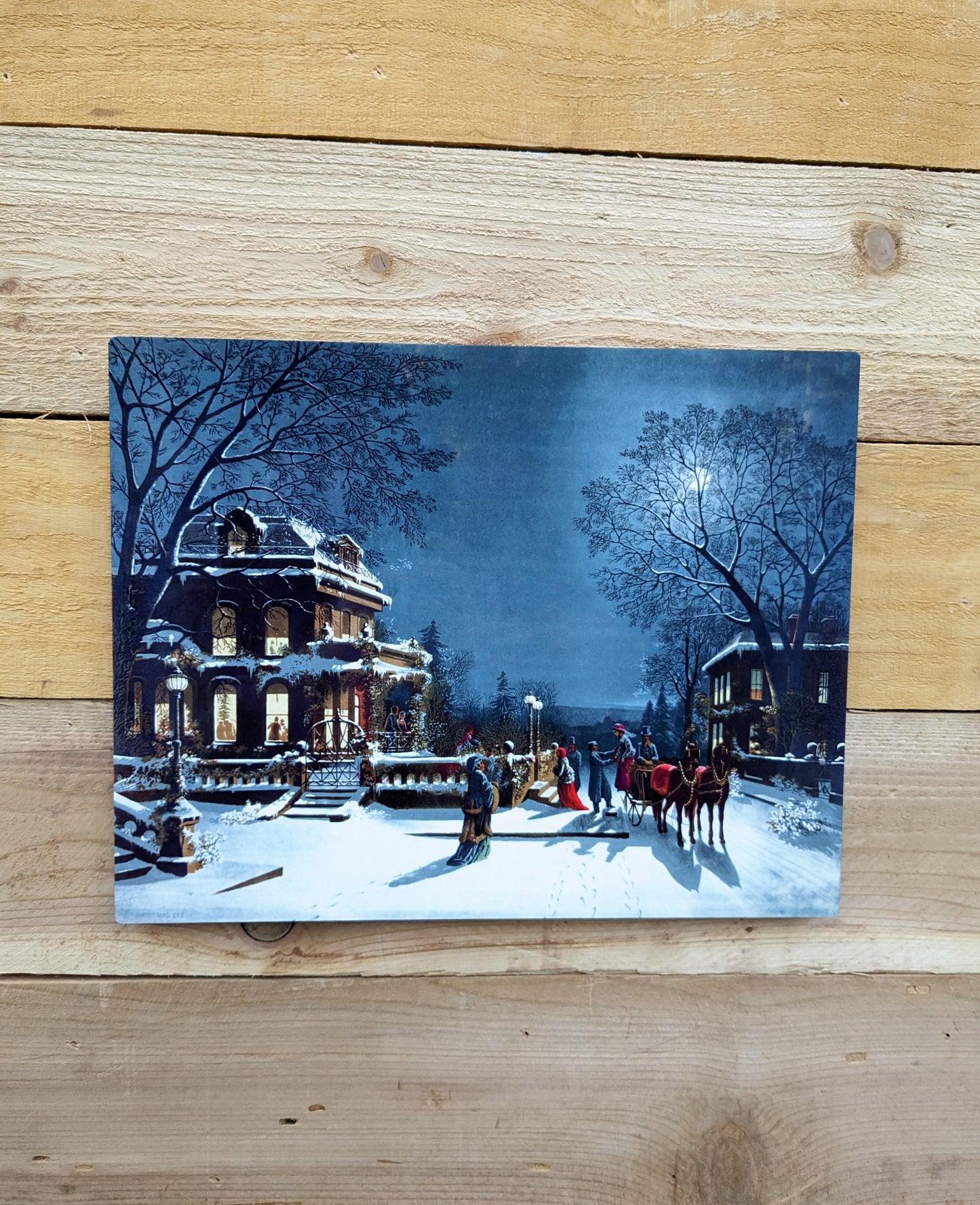 Christmas Eve Party - Metal Print