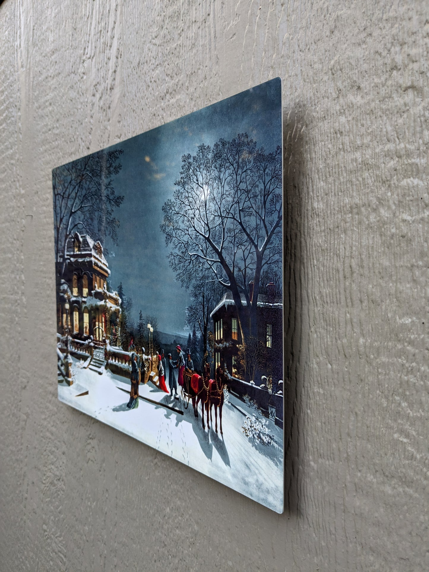Christmas Eve Party - Metal Print