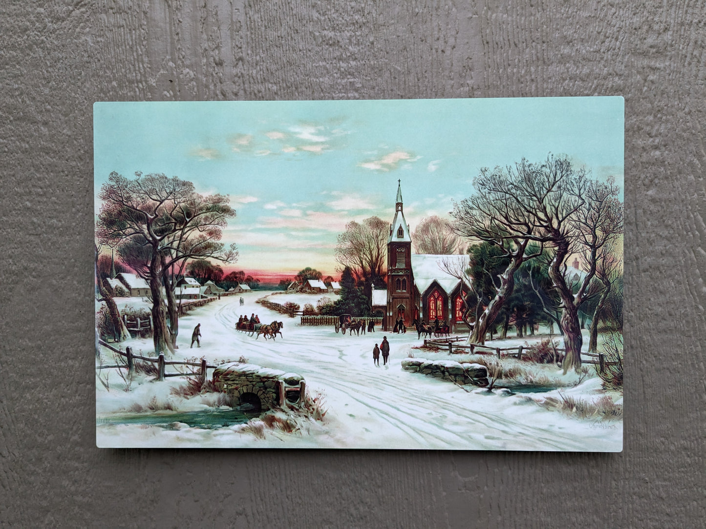 Sunday Morning Christmas - Metal Print