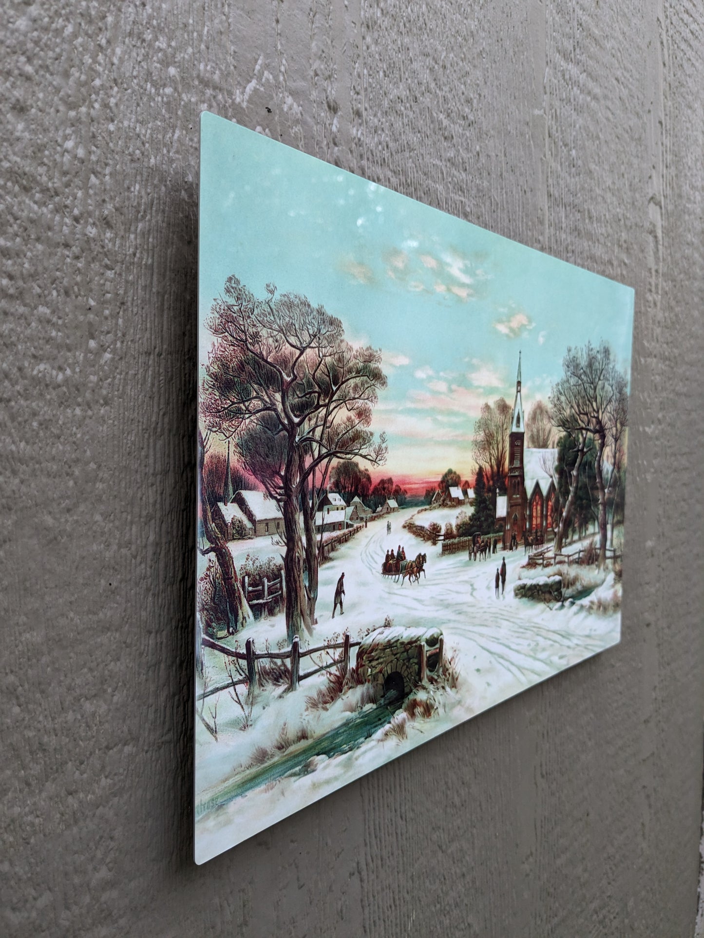 Sunday Morning Christmas - Metal Print