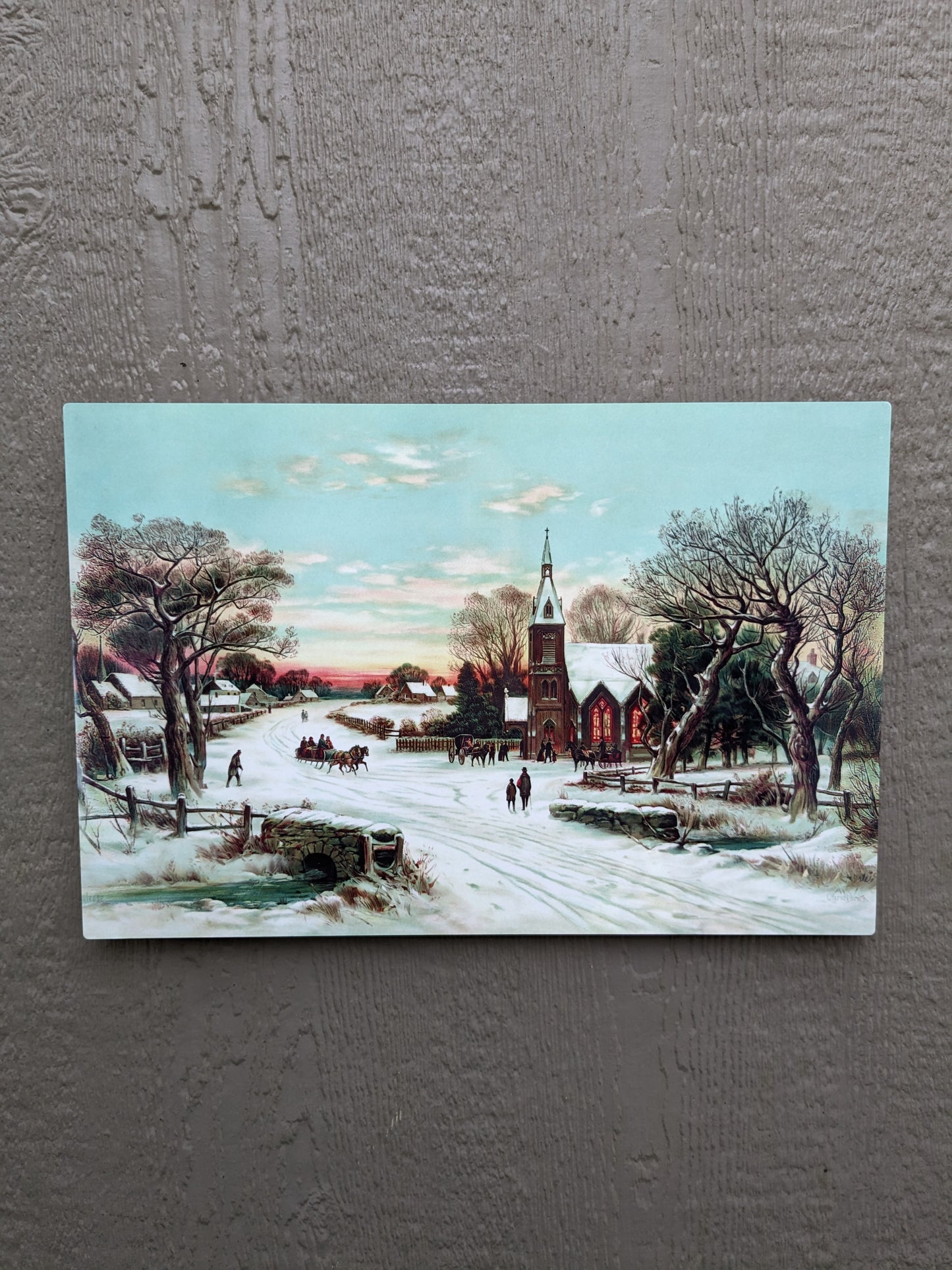 Sunday Morning Christmas - Metal Print