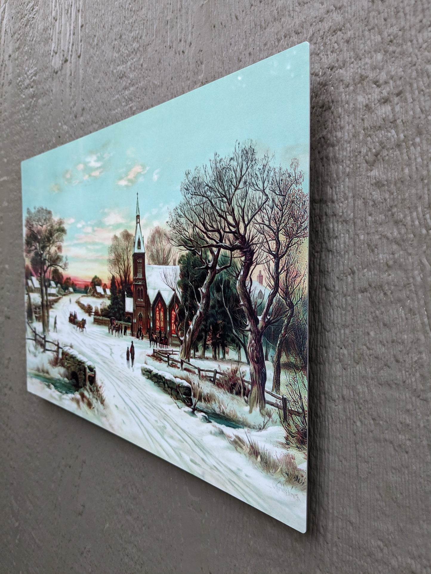 Sunday Morning Christmas - Metal Print