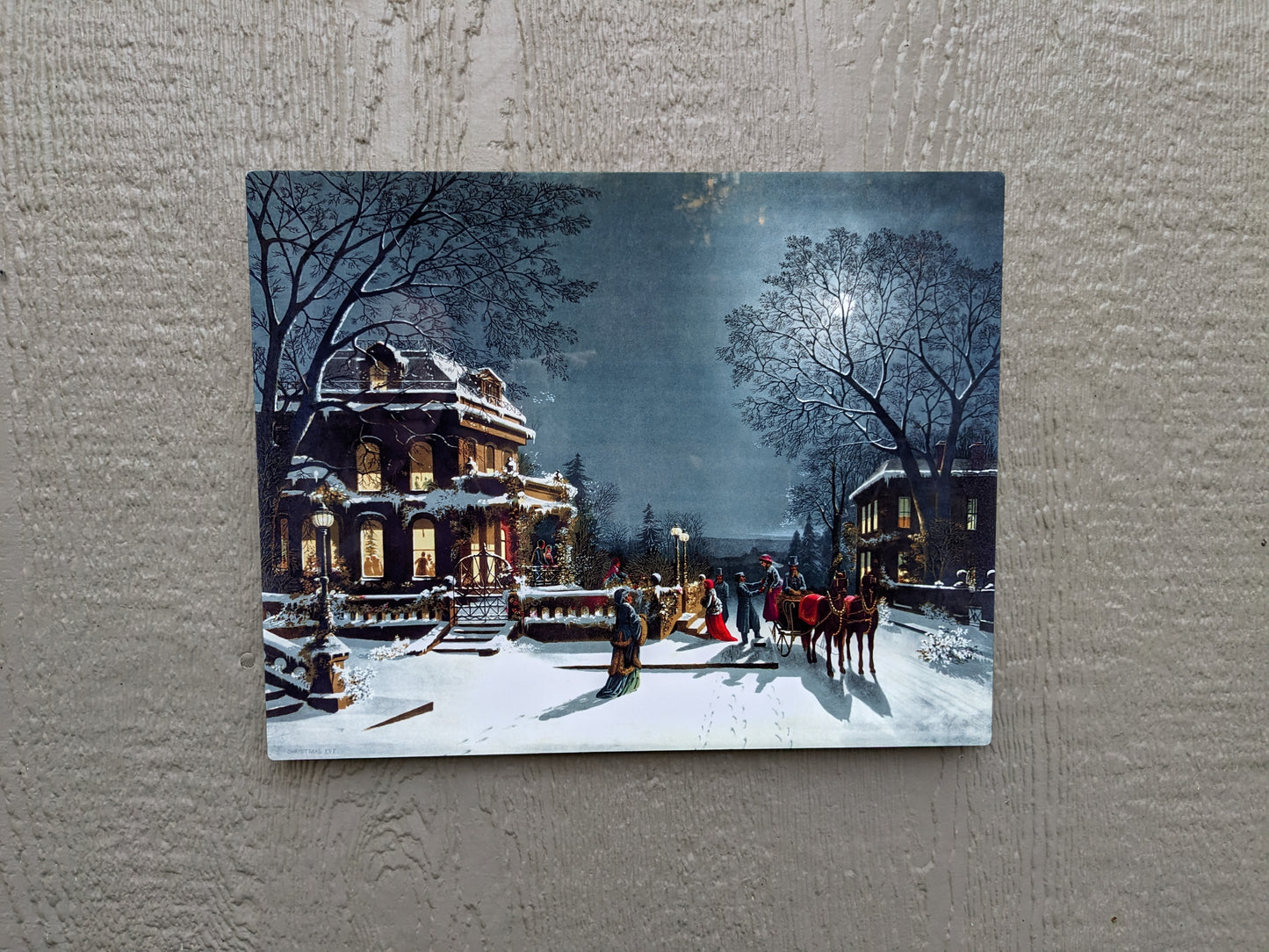 Christmas Eve Party - Metal Print