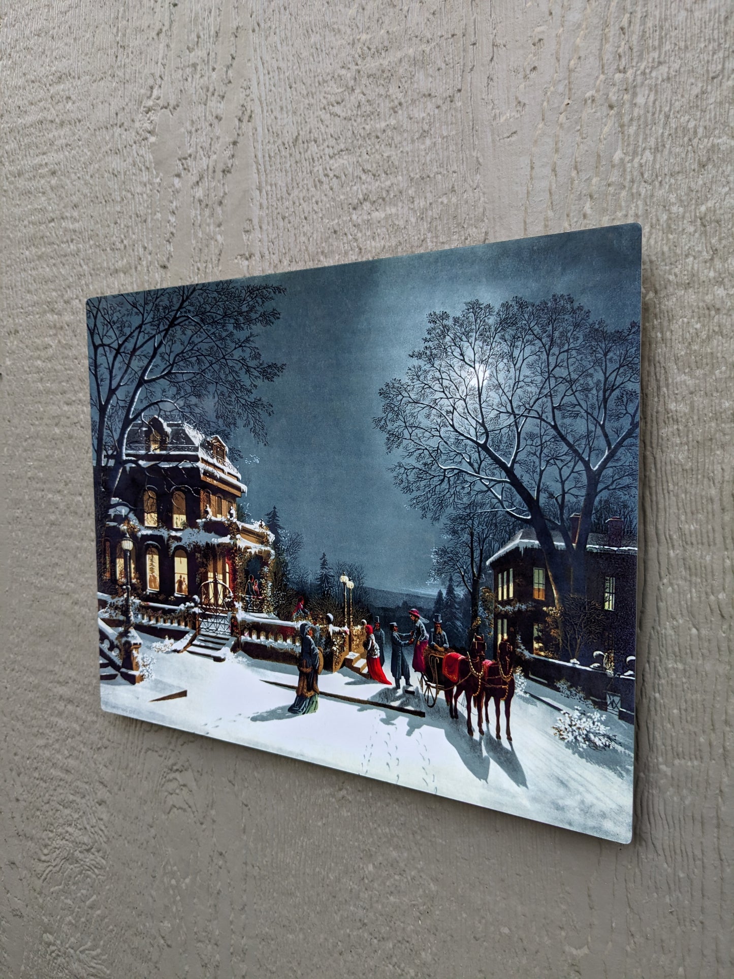 Christmas Eve Party - Metal Print