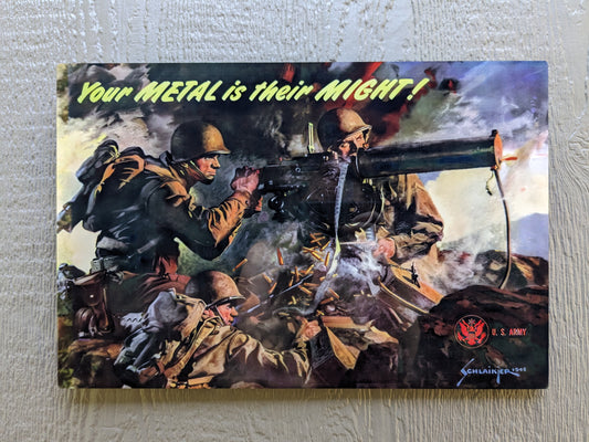 Your Metal Is Their Might - Metal Print