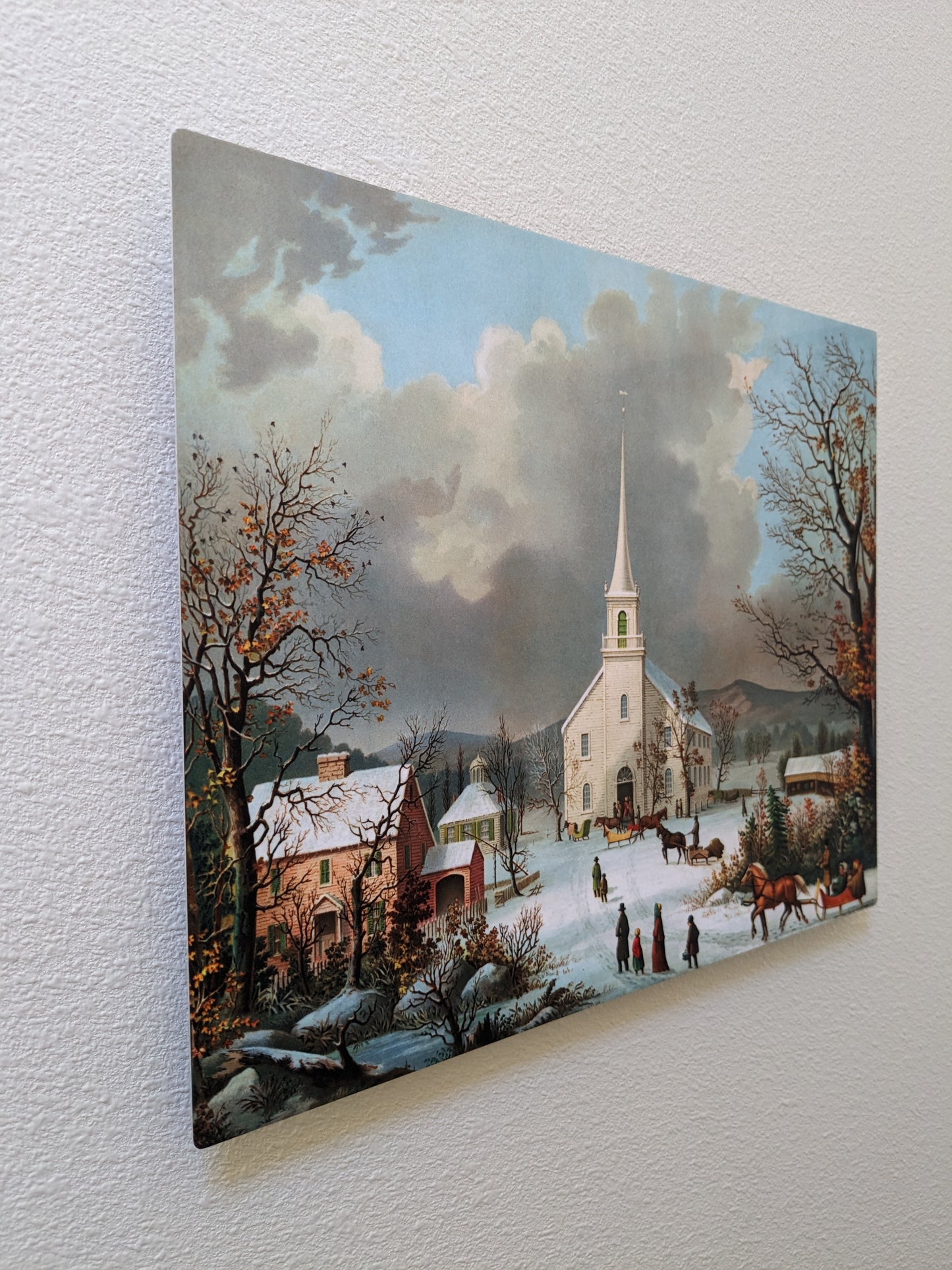 Winter Sunday - Metal Print
